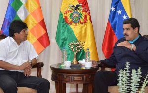 Morales y Maduro manifestaron preocupación y hablaron de ”una nueva modalidad contra la presidenta Rousseff y contra el movimiento popular”