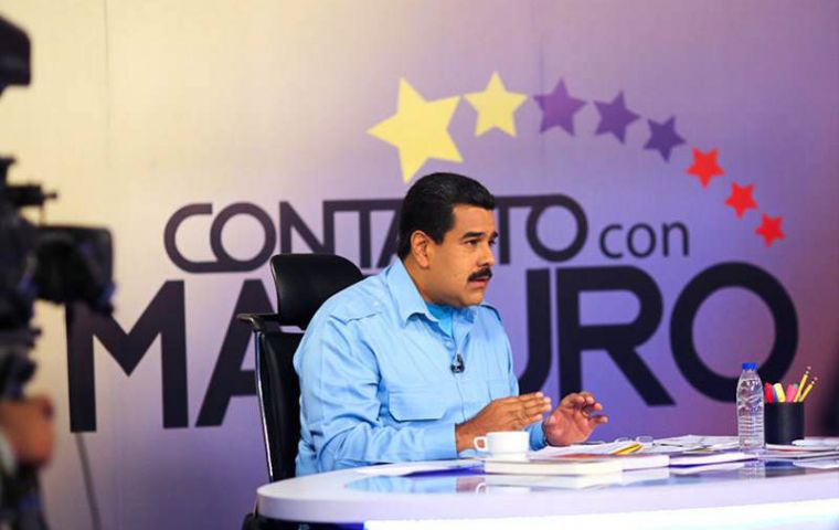 ”Quedó para enero, febrero del próximo año. Yo quería que la reunión fuera esta semana, pero en la agenda él no puede (...) es lamentable”, dijo Maduro