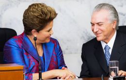 “El vicepresidente Michel Temer y yo decidimos que tendremos una relación extremamente provechosa, tanto personal como institucionalmente” dijo Dilma