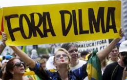 Cientos de miles marcharon al grito de “Fuera Dilma”