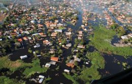  “El río Paraguay está cerca de 8 metros por encima de su nivel natural. Ni los peores pronósticos indicaban que podíamos alcanzar esos niveles en el río”