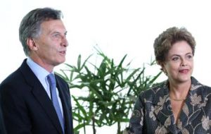 En los tres encuentros Rousseff/Macri ha quedado claro que la firma de nuevos acuerdos comerciales es prioridad de ambos países y del Mercosur