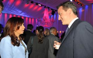 Cameron y la ex presidenta Cristina Fernández se cruzaron dos veces en las cumbres G20, pero no hubo química