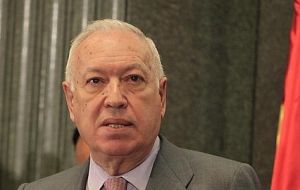 García-Margallo sostuvo que ”dadas las turbulencias (en la economía mundial) es importante concluir cuanto antes esas negociaciones” con Mercosur. 
