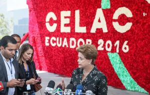”Propuse que tuviéramos una acción de cooperación en el combate al virus zika (...) Vamos a hacer una reunión del Mercosur el martes en Montevideo abierta a todos”