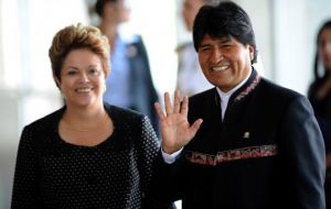 El diálogo en Santa Cruz será un “fuerte espaldarazo” para el encuentro el próximo 2 de febrero de los presidentes Evo Morales, y Dilma Rousseff, en Brasilia.