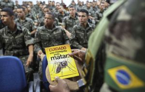 Rousseff convocó a un día de “batalla” contra el virus y  movilizará 220 mil militares y 300 mil médicos y agentes de salud que visitarán millones de domicilios 