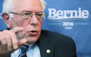 Sanders dice que la desigualdad es el gran asunto moral, económico y político del presente: reclama una reforma al “corrupto sistema de financiamiento electoral” 