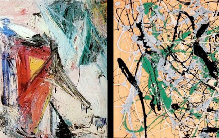 Los cuadros “Interchange” (1955) de Willem De Kooning, y “Number 17A” (1948), de Jackson Pollock, las adquirió Ken Griffin