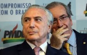 Cunha fue con Temer el más repudiado por el oficialismo, que lo llamó “jefe y subjefe de la conspiración” ya que está procesado por cobrar coimas de Petrobras