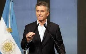 “Es coherente con lo que intentamos: que Argentina vuelva a tener un rol relevante en la discusión y solución de problemas que agobian a la humanidad”, dijo Macri 