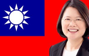La primera mujer presidenta de Taiwán, Tsai Ing-wen, también tiene prevista una visita oficial al Paraguay, con escala en Estados Unidos
