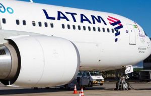La filial brasileña de Latam canceló desde el 28 de mayo sus vuelos entre Caracas y el aeropuerto internacional de Sao Paulo.