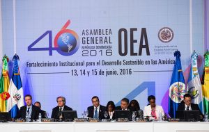 La Asamblea General de OEA, que concluyó el miércoles en Santo Domingo, vio su agenda desbordada por la crisis política y económica en Venezuela.