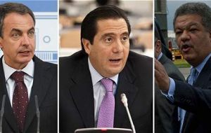 La conversación con los ex gobernantes Rodríguez Zapatero, Leonel Fernández y Martín Torrijos fue bien recibida por Almagro y varios países
