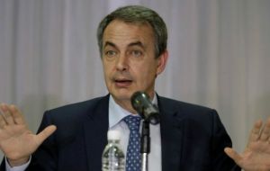 Mogherini destacó “el trabajo que hemos empezado para apoyar la mediación” liderada por el ex presidente del Gobierno español José Luis Rodríguez Zapatero.