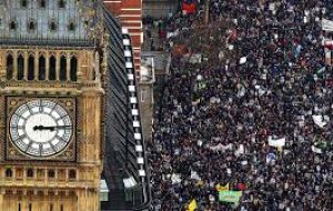 Un millón de personas manifestaron en Londres contra la invasión de Irak, y pronto empezaron a aflorar signos de que la guerra había sido una mala idea. 
