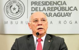 “Estamos aún pendientes de una decisión por parte de Uruguay, que tiene que aprobar un proyecto que los tres países han presentado”, declaró el canciller