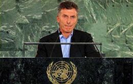 En el mensaje ante la Asamblea General Macri se centrará en “mostrar al mundo” la vocación argentina de “trabajar en conjunto”