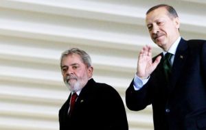 El presidente turco recibió la solidaridad de Lula da Silva ante el intento de golpe de estado de mediados del mes de julio, protagonizado por un sector del ejército