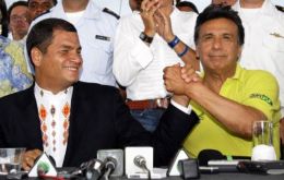 “El mejor ecuatoriano para guiar la siguiente etapa de este proceso político ese es increíble ser humano Lenín Moreno Garcés”, declaró el mandatario Rafael Correa