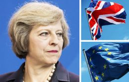 Theresa May, indicó que activará el artículo 50 del Tratado de Lisboa, que establece negociaciones de dos años sobre los términos de la retirada de la UE 