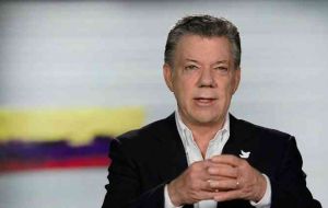 Santos reiteró que “si se dan las condiciones”, el jueves se formalizará en Ecuador la mesa de negociación con el ELN, la segunda guerrilla del país