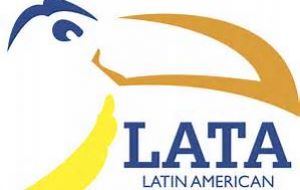 El emblema de la organización, Latin American Travel Association, reconocido mundialmente 
