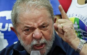 Moro tiene procesado al ex presidente Lula da Silva, quien lo denunció ante la comisión de derechos humanos de la ONU por abuso de autoridad y persecución.