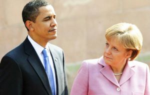 En la sexta visita a Alemania desde que llegó al poder, Obama se reencontrará con  Angela Merkel, quien ha sido su “socia más próxima a lo largo de su presidencia”.