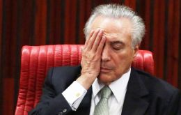El presidente braileño Michel Temer vetará cualquier intento de autoamnistía legislativa proveniente de políticos sospechados de corrupción