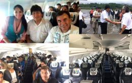 Evo Morales no sabía que el avión en el que viajó era boliviano. 