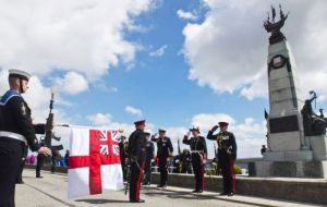  El Memorial a la batalla naval de las Falklands de 1914  