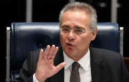 El titular del Senado, Renan Calheiros, fue apartado de su cargo mientras dure en juicio en su contra por corrupción