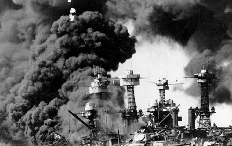 Se cumplieron 75 años del ataque japonés a Pearl Harbor