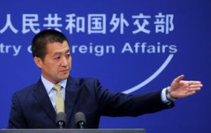 El Gobierno de China es el único con legitimidad para representar a esa nación, “un hecho reconocido internacionalmente que nadie puede cambiar”, insistió el portavoz del Ministerio de Asuntos Exterio