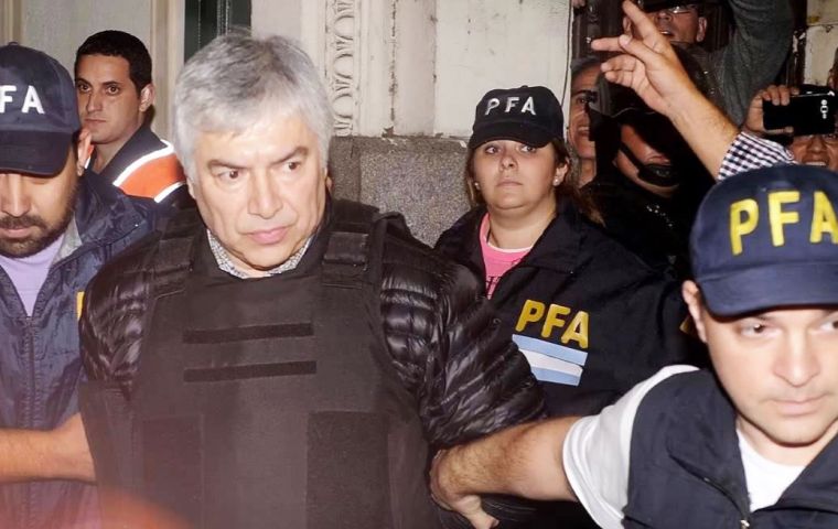 Lázaro Báez, detenido desde abril de 2016, fue el principal adjudicatario de obras públicas en Santa Cruz y estrecho colaborador del expresidente Néstor Kirchner