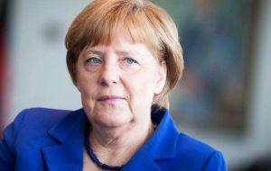 “Estoy convencida que será un gran presidente para nuestro país” dijo Merkel.  