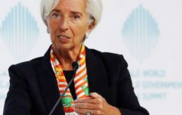  ”(...) tenemos razones para ser optimistas sobre el crecimiento económico en Estados Unidos”, declaró Lagarde durante el World Government Summit