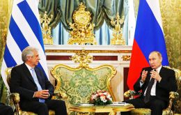 Vázquez y el presidente Putin destacaron el afianzamiento de las relaciones bilaterales 