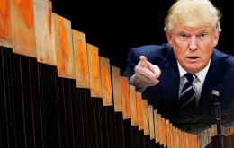 El muro fue el estandarte de las promesas electorales de Trump en materia migratoria y levantó fuerte polémica en México