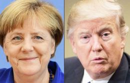 Merkel destacó la importancia de “hablar con el otro, no sobre el otro” y de “entablar un diálogo directo”, tras varios contactos telefónicos con Trump.