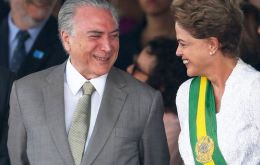 El expediente del ministerio público refiere a las cuentas de campañas de 2014 de la fórmula ganadora Dilma Rousseff-Michel Temer
