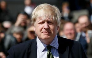 El ministro británico de Relaciones Exteriores, Boris Johnson, canceló su visita a Rusia prevista para el lunes, debido “a las novedades en Siria”