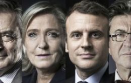  El candidato conservador Francois Fillon y el ultraizquierda Jean-Luc Mélenchon, pisan los talones a los principales favoritos: Marine Le Pen y Emmanuel Macron.