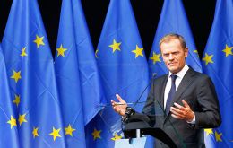  El presidente del Consejo Europeo, Donald Tusk, salió este jueves a poner paños fríos luego de los varios cruces de acusaciones entre Londres y Bruselas.