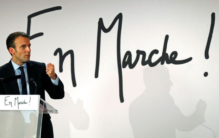 La República en Marcha, el movimiento del presidente electo Macron es el gran favorito para las próximas elecciones legislativas del 11 y 18 de junio