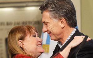 “Cuesta encontrar en la historia una canciller como ha sido Susana para la Argentina y para todos los argentinos; no nos equivocamos al elegirla” dijo Macri