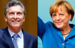 Macri y Merkel terminarán de definir los detalles del traspaso a las autoridades argentinas de la presidencia del G20, que hoy ejerce Alemania