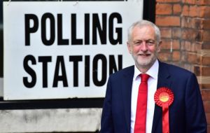 El líder laborista, Jeremy Corbyn, esgrimió que May ha perdido el mandato que esperaba obtener en las elecciones anticipadas, y le pidió que “se vaya” 